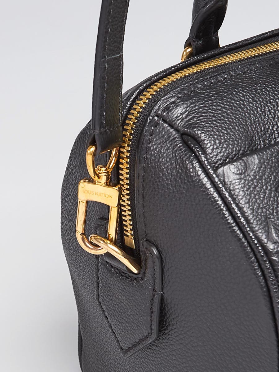 Louis Vuitton Black Monogram Empreinte Leather Speedy Bandouliere 25 NM Bag  - Yoogi's Closet