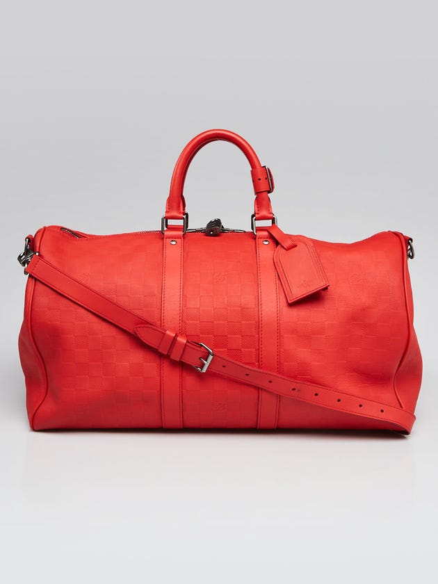 Louis Vuitton Fusion Damier Infini Leather Keepall Bandouliere 45 Bag