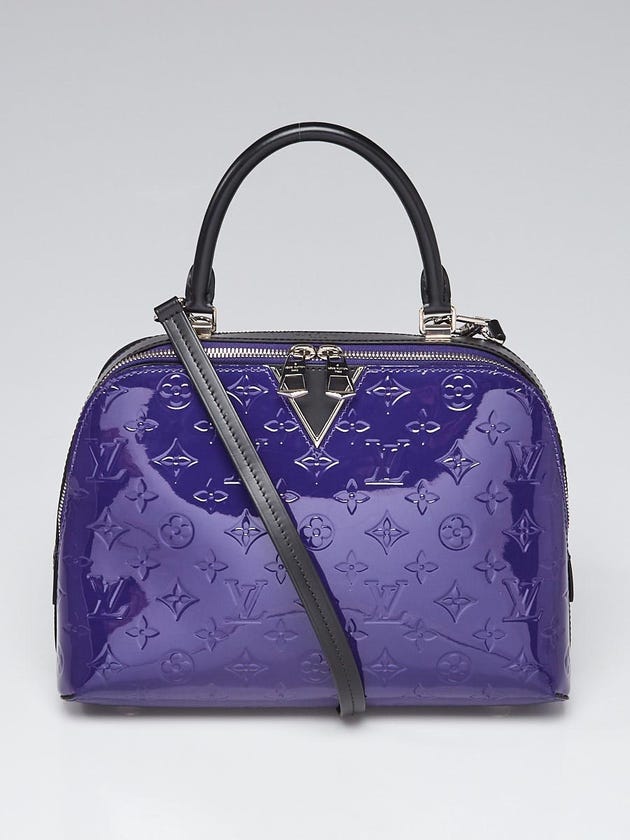 Louis Vuitton Blueberry Monogram Vernis Melrose Bag