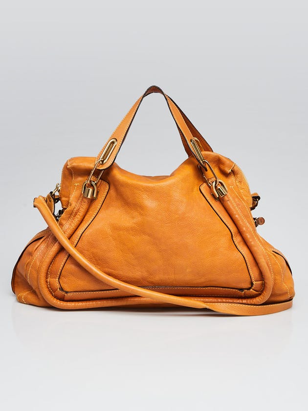 Chloe Gold Savana?Leather Large Paraty Bag