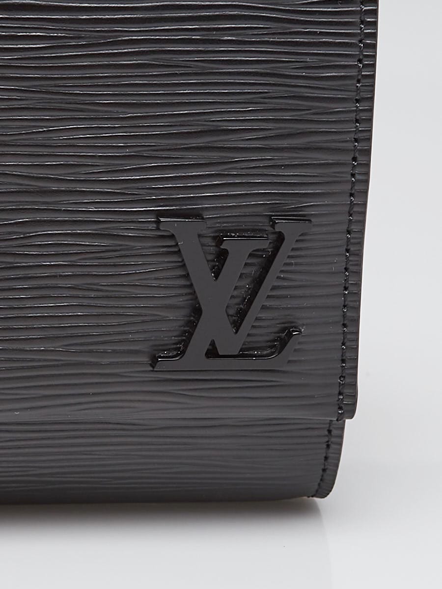 Louis Vuitton Flap Clery Epi Black in Leather with Silver-tone - US