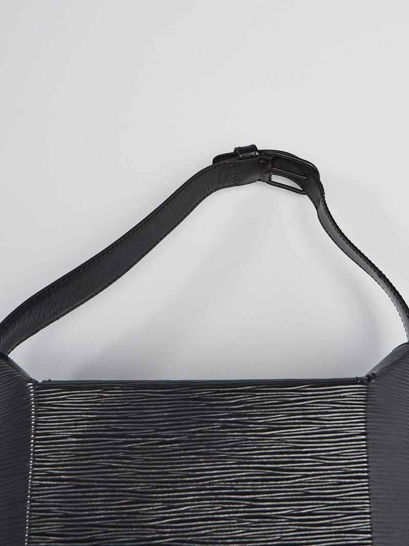 Vintage Louis Vuitton Sac Seau Black Epi Leather Shoulder Bag For