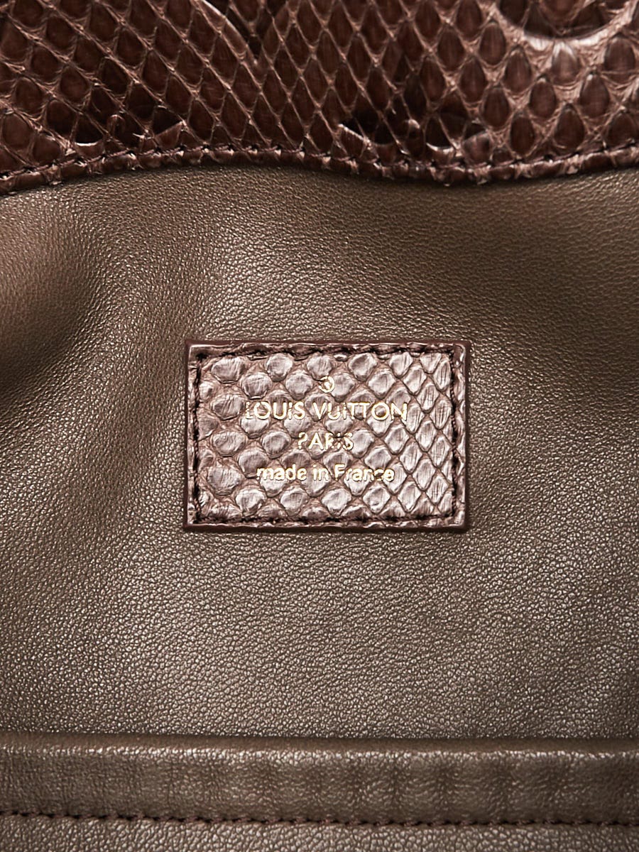 Louis Vuitton Limited Edition Brown Python Artsy MM Bag - Yoogi's Closet