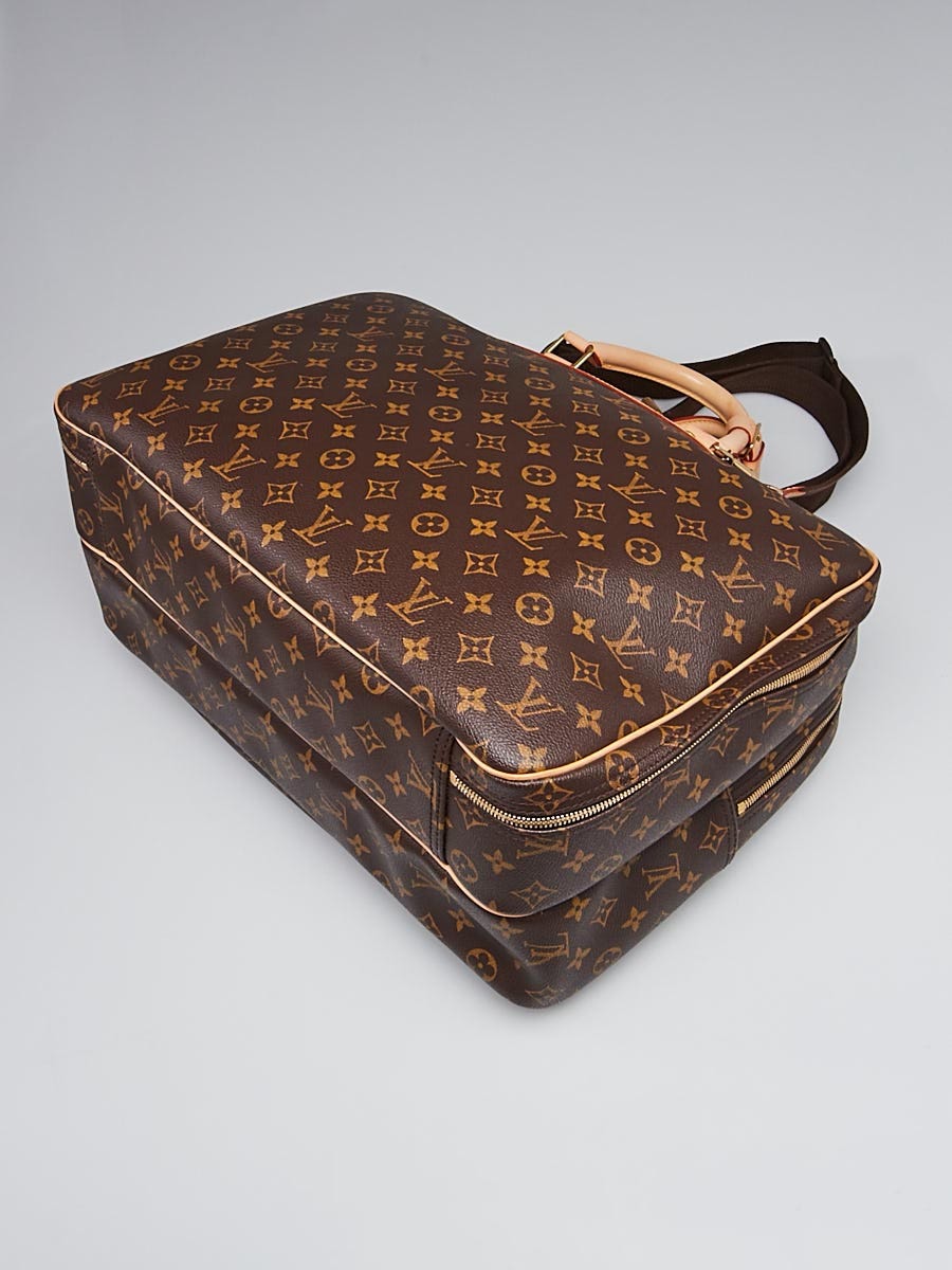Louis Vuitton Brown Monogram Alize 24 HEURES Leather Cloth ref.963233 -  Joli Closet