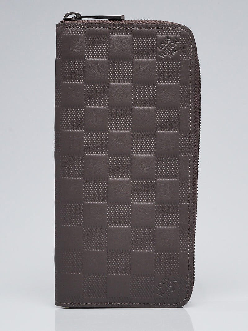 LOUIS VUITTON Vertical Damier Infini Leather Zippy Wallet - Sale