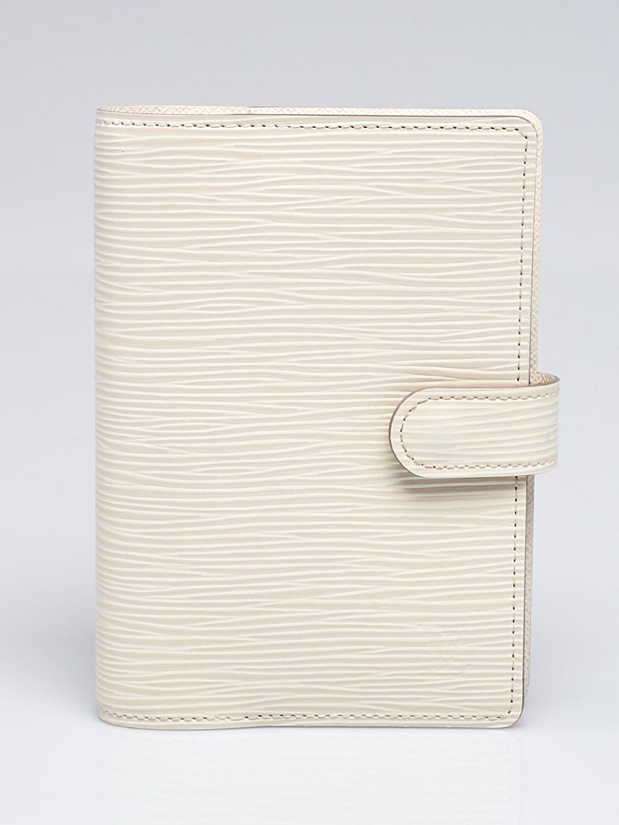 Louis Vuitton Ivorie Epi Leather Small Agenda/Notebook - Yoogi's Closet