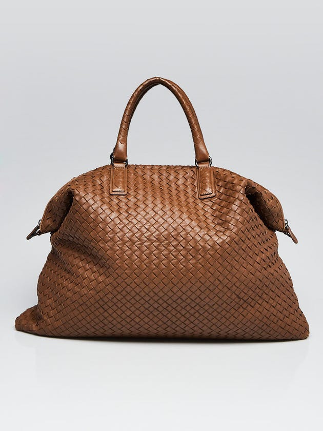 Bottega Veneta Chene Intrecciato Woven Nappa Leather Convertible Bag