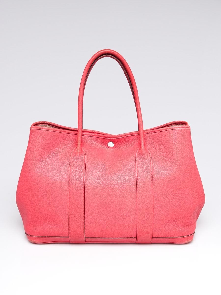 HERMES Garden Party Leather 36 color Bougainvillea