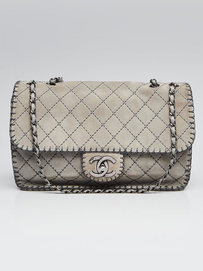 Chanel suede sales flap bag