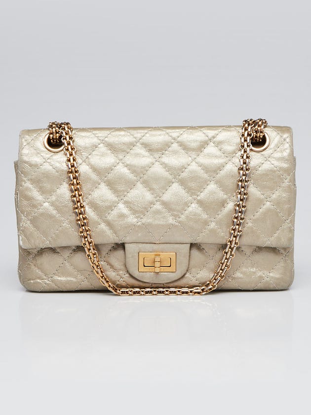 Chanel Gold 2.55 Reissue Quilted Calfskin Leather 225 Flap Bag