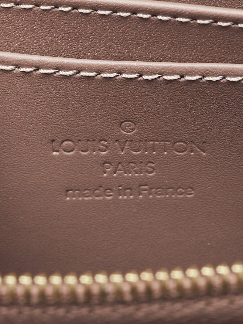Louis Vuitton Beige Poudre Monogram Vernis Zippy Coin Purse