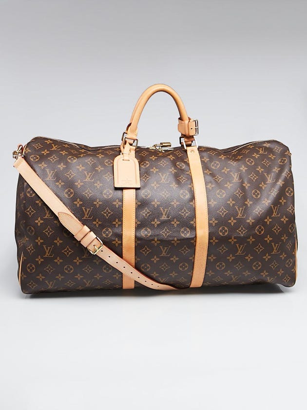 Louis Vuitton Monogram Canvas Keepall Bandouliere 60 Bag