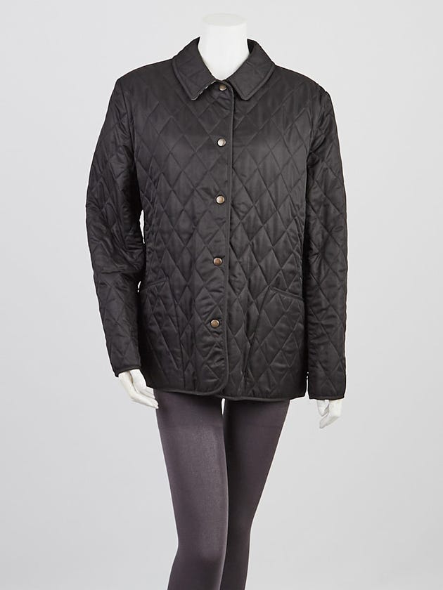 Burberry London Medium Quilted Polyester Jacket Size M