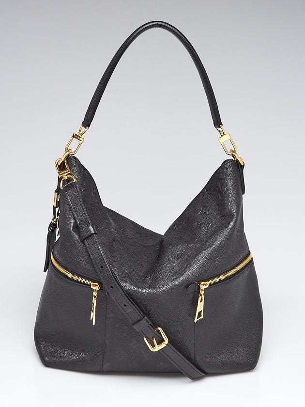 Louis Vuitton Black Monogram Empreinte Leather Melie Bag