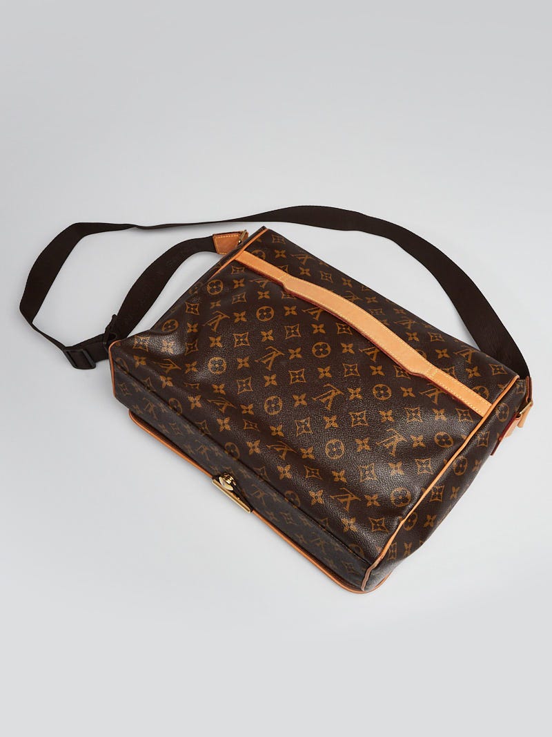 Abbesses messenger cloth bag Louis Vuitton Brown in Cloth - 34705087