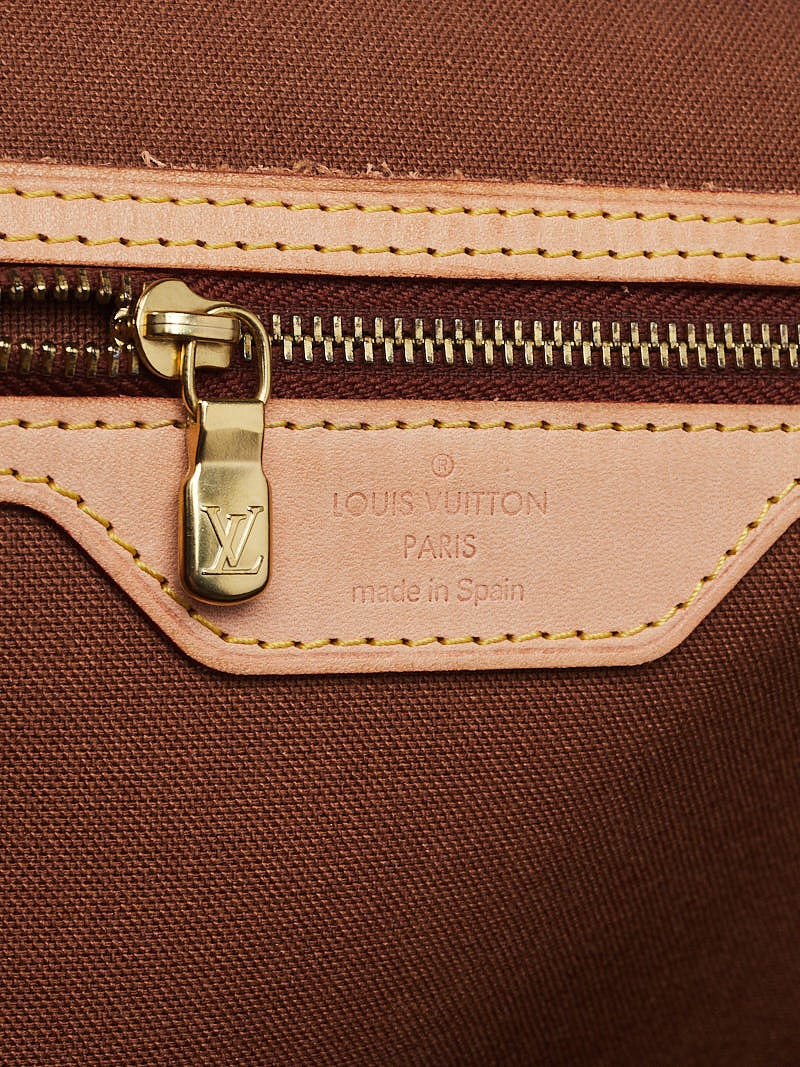 Abbesses messenger cloth bag Louis Vuitton Brown in Cloth - 29618357