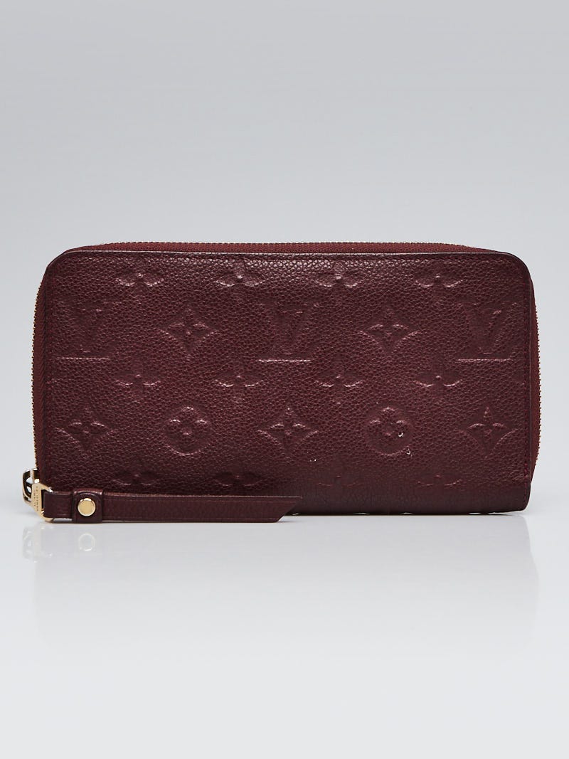 Louis Vuitton Grenat Monogram Empreinte Leather Secret Long Wallet