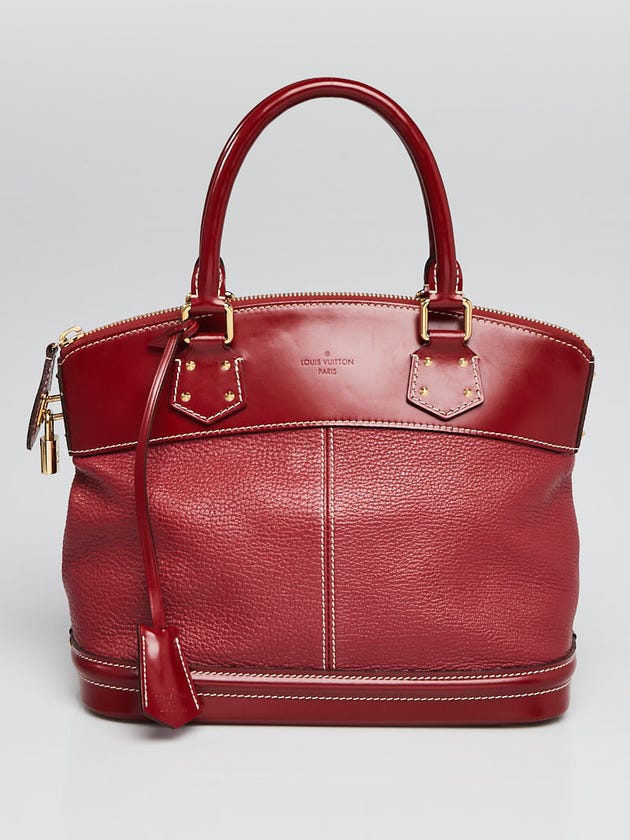 Louis Vuitton Red Suhali Leather Lockit PM Bag