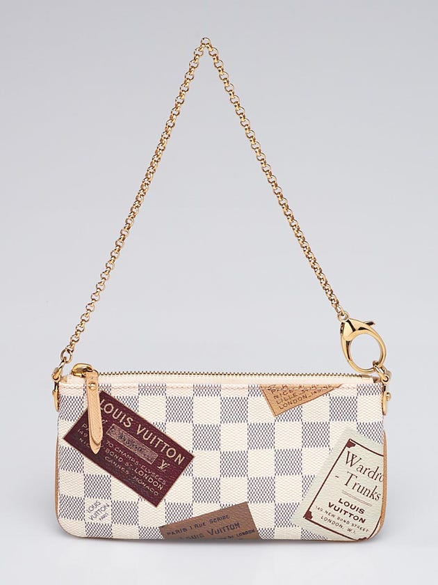 Louis Vuitton Limited Edition Damier Azur Canvas Complice Milla Pochette Bag