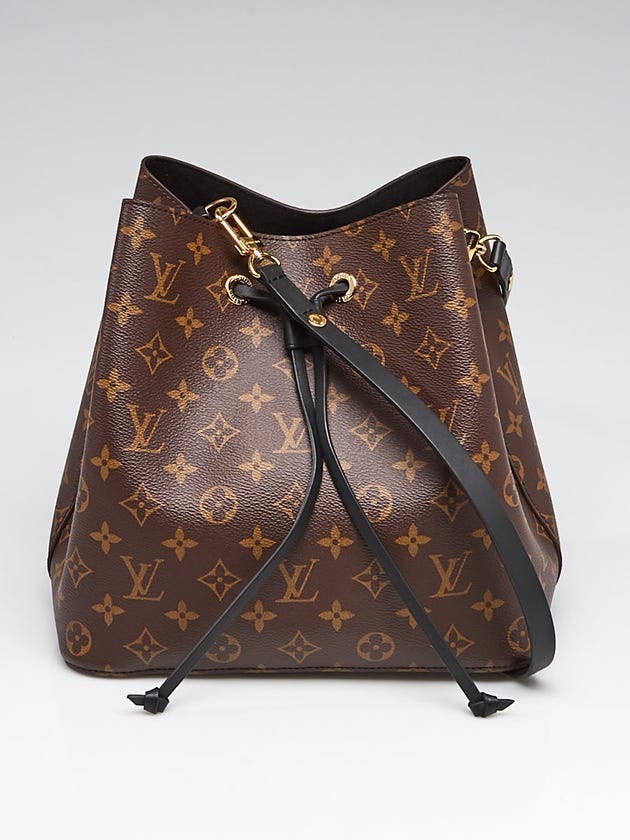 Louis Vuitton Black Monogram Canvas Neonoe Bag