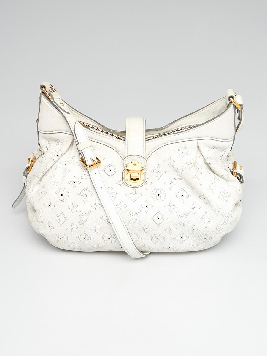 Louis Vuitton White Monogram Mahina Leather XS Bag - Yoogi's Closet
