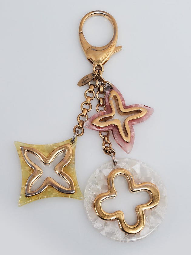 Louis Vuitton Pink Multicolor Insolence Key Holder and Bag Charm