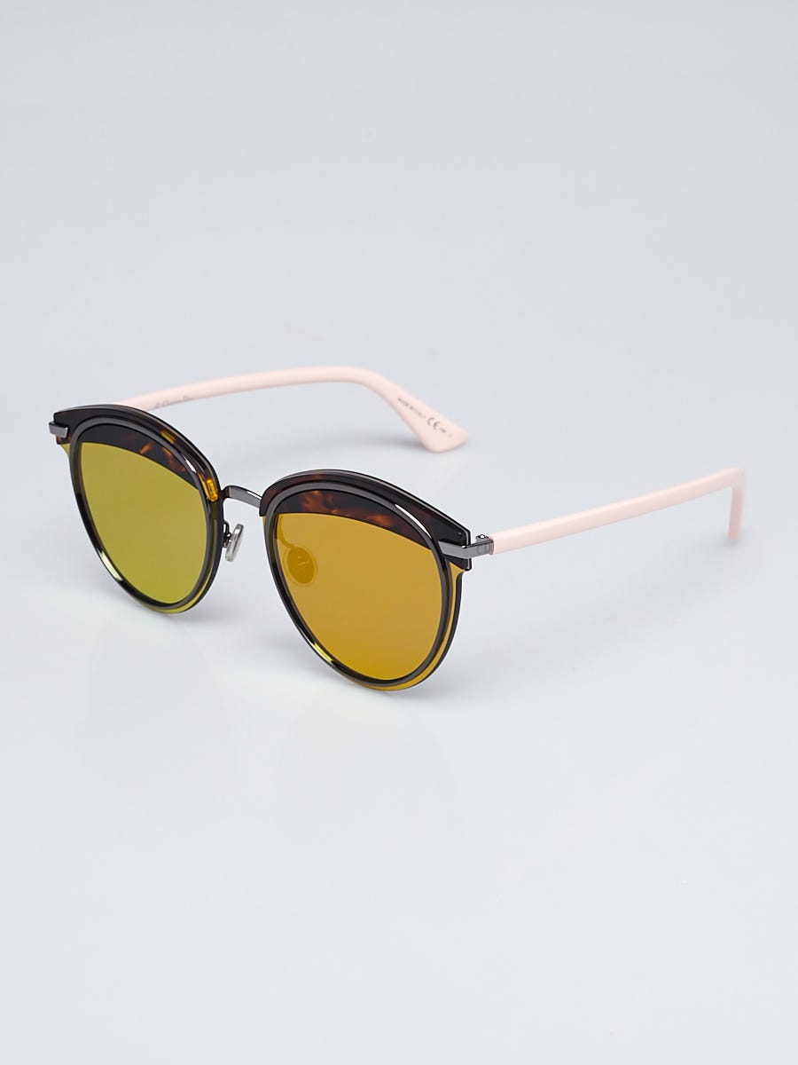 Christian Dior Tortoise Shell and Pink Acetate and Metal  display picture 1