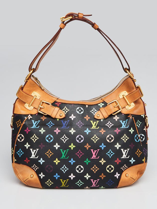 Louis Vuitton Black Monogram Multicolore Greta Bag