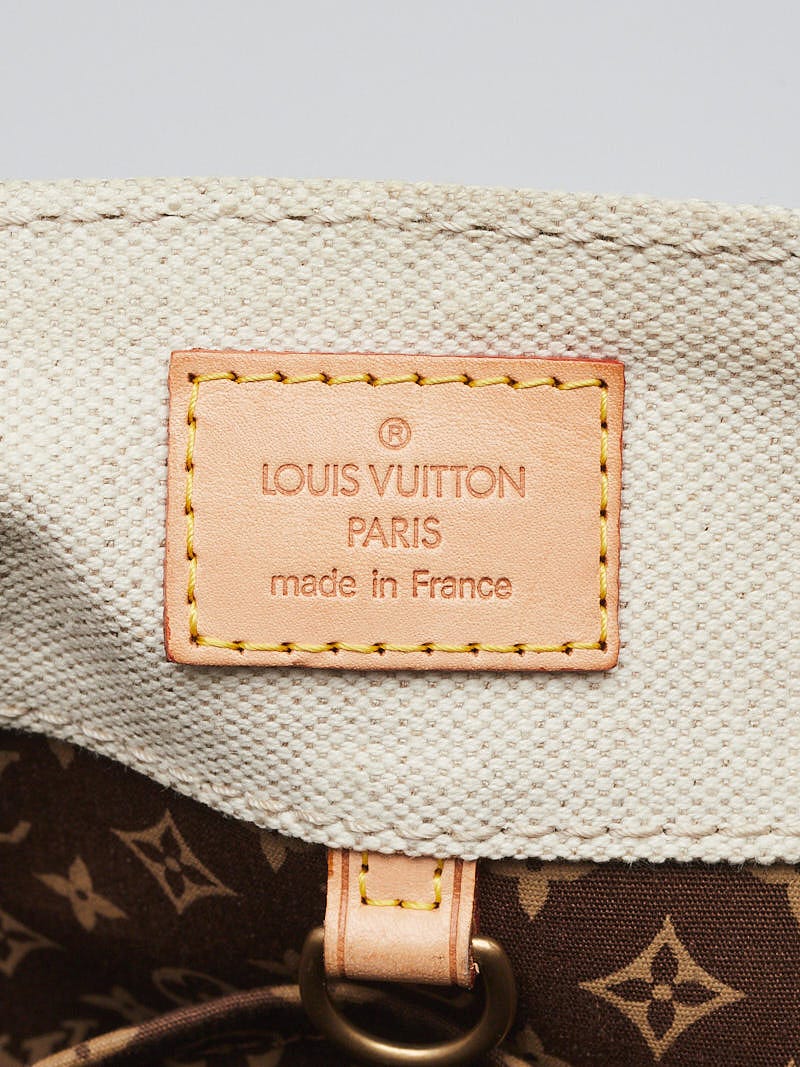 Louis Vuitton M95112 Burgundy Globe Shopper Cabas Toile MM Collection