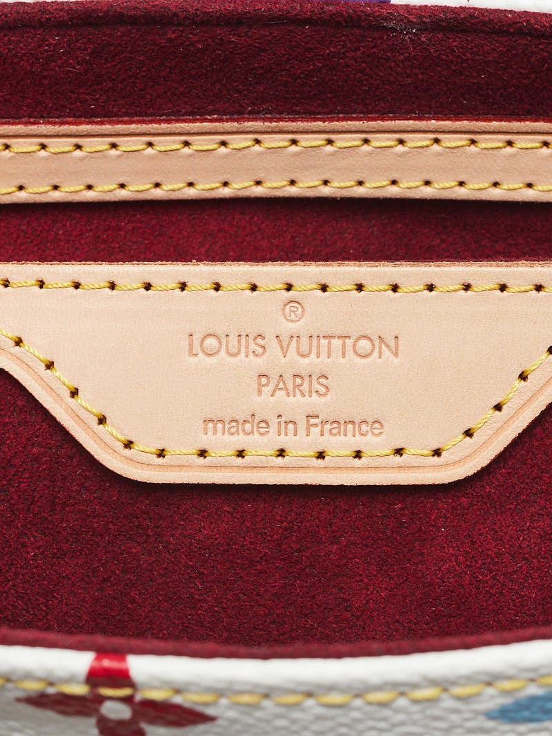 Louis Vuitton White Monogram Multicolore Marilyn Bag - Yoogi's Closet