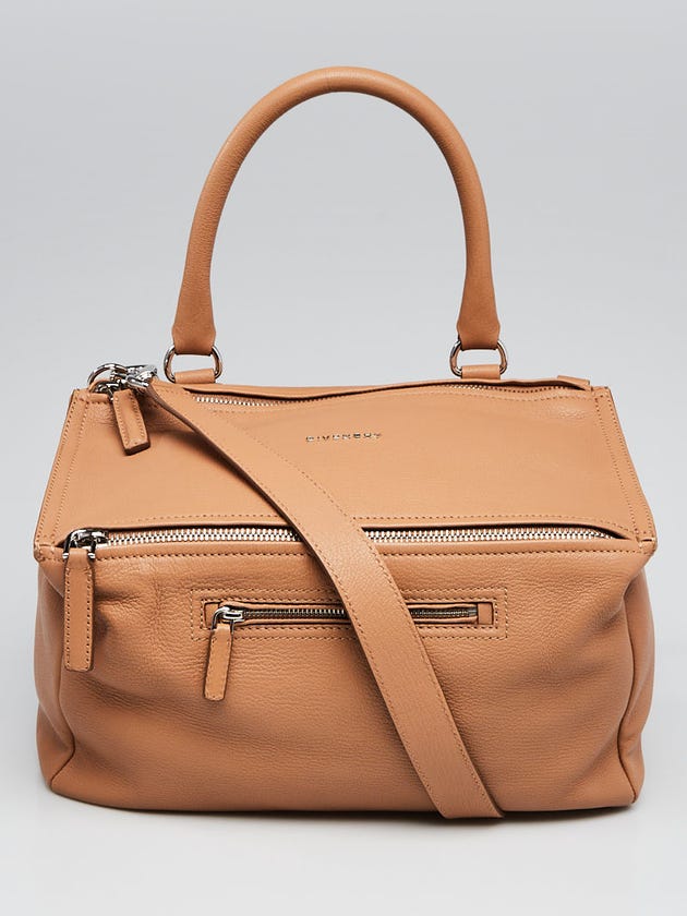 Givenchy Beige Sugar Goatskin Leather Medium Pandora Bag