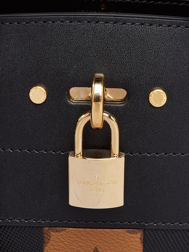 Louis Vuitton Damier Tressage City Steamer Monogram MM Black/Beige in  Canvas/Leather with Gold-tone - US