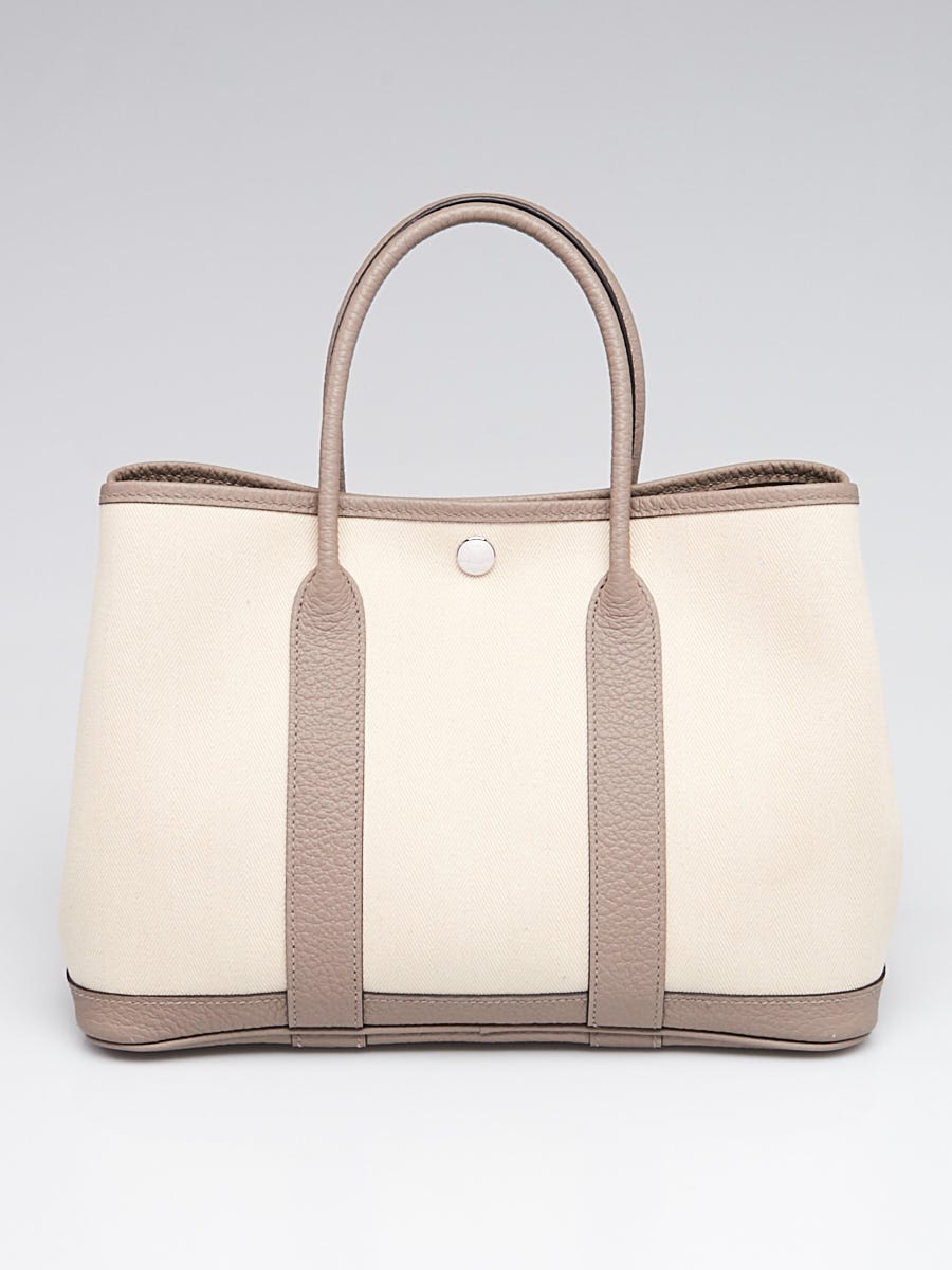 【キャンバス/Vanilla Beige Marfa】HERMESガーデンパーティー30 楽天市場】≪Brand new≫ Hermes Garden Party 30 TPM Toile