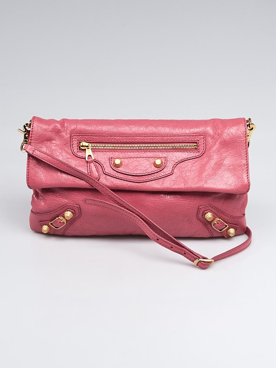 Rose-Gold Envelope Crossbody