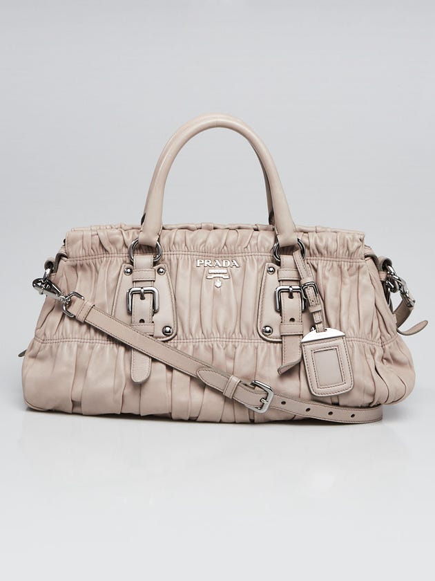 Prada Pomice Nappa Gaufre Leather Satchel Bag BN1407