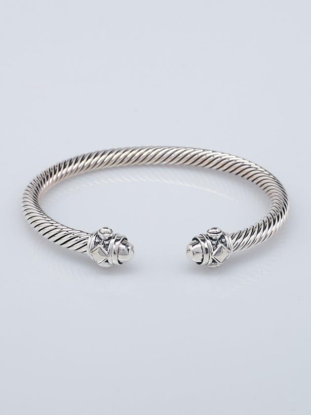 David Yurman 5mm Sterling Silver Renaissance Cable Bracelet