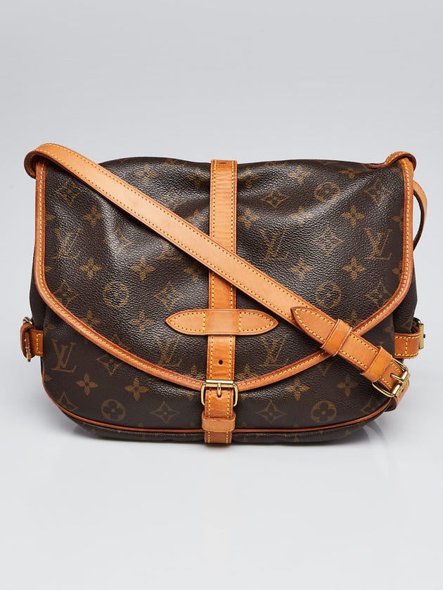 Louis Vuitton Monogram Canvas Saumur 30 Messenger Bag