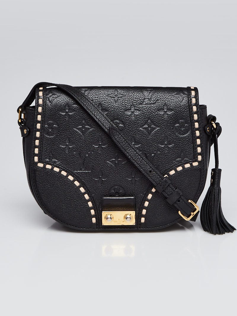 Louis Vuitton Black Monogram Empreinte Leather Junot Bag - Yoogi's