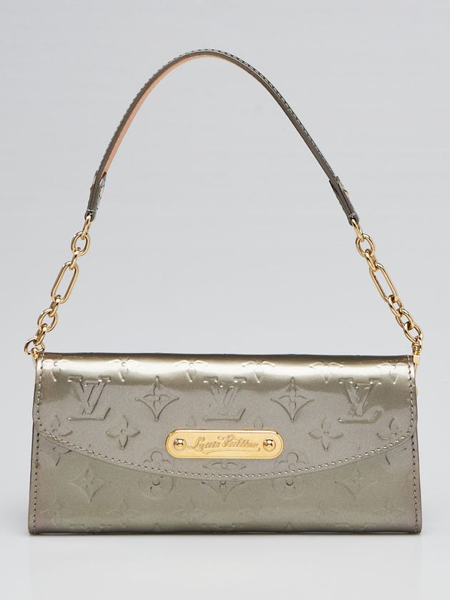 Louis Vuitton Gris Art Deco Monogram Vernis Sunset Boulevard Bag