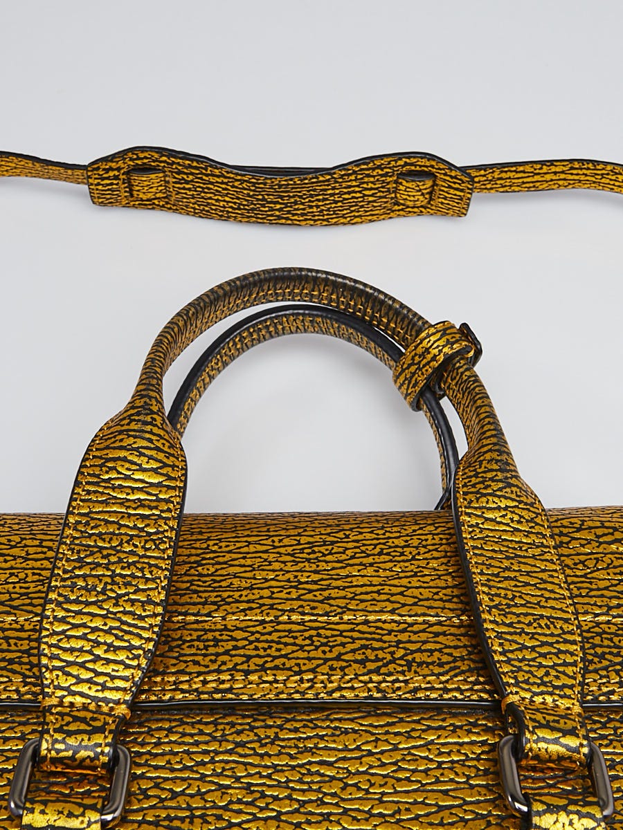 【3.1 Phillip Lim】イエローゴールドバッグ　大きめsize 3.1 Phillip Lim】イエローゴールドバッグ 大きめsize