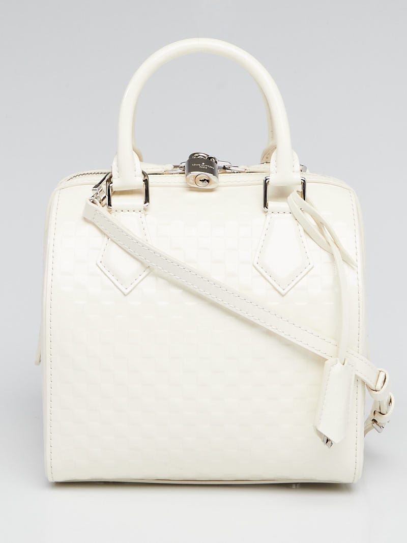 Louis Vuitton Limited Edition Gris Creme Damier Cubic Speedy Cube