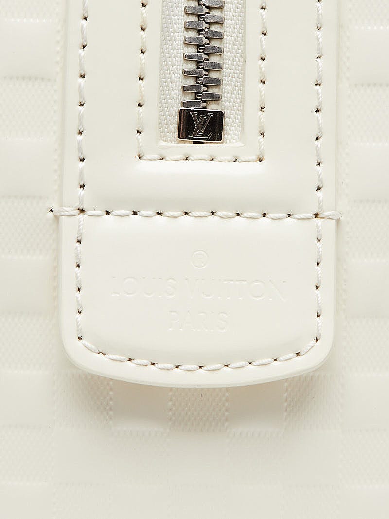 Louis Vuitton Limited Edition Cream Damier Facette Speedy Cube Bag
