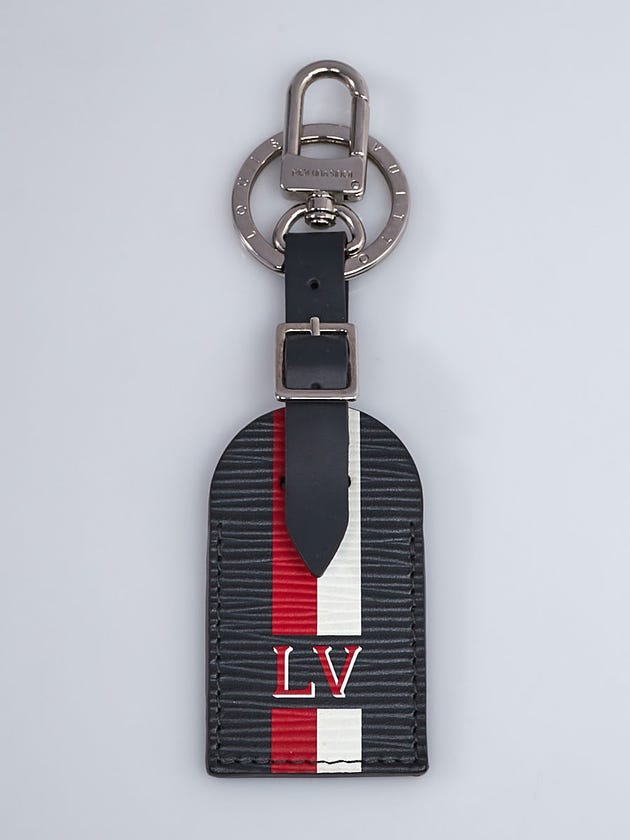Louis Vuitton Blue/White/Red Epi Leather My Travel Luggage Tag