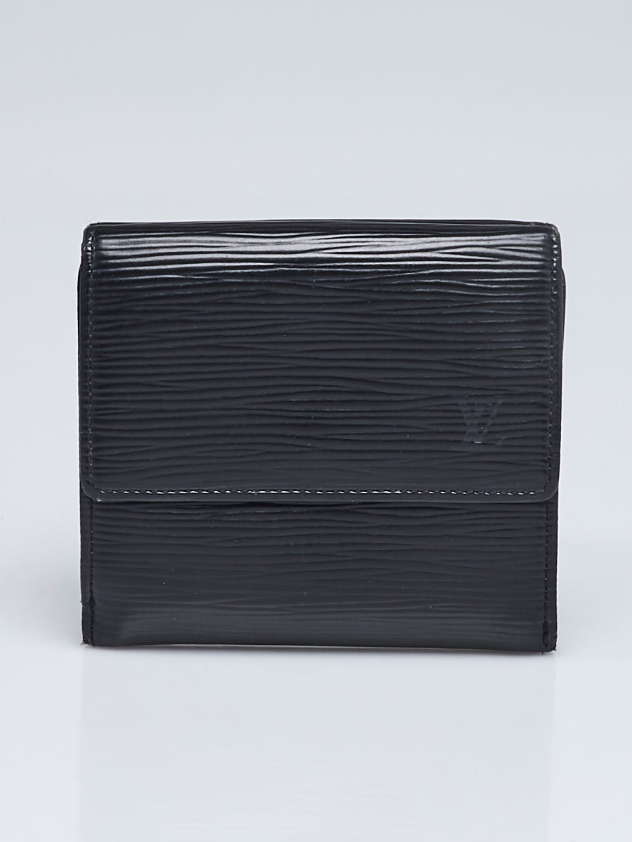 Louis Vuitton Black Epi Leather Elise Wallet - Yoogi's Closet