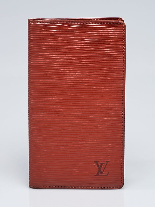 Louis Vuitton Kenyan Fawn Epi Leather Checkbook Wallet