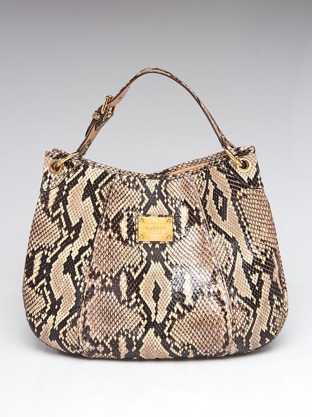 Louis Vuitton Limited Edition Python Galliera Smeralda GM Bag