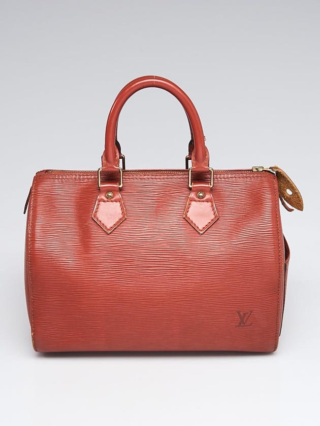 Louis Vuitton Fawn Epi Leather Speedy 25 Bag