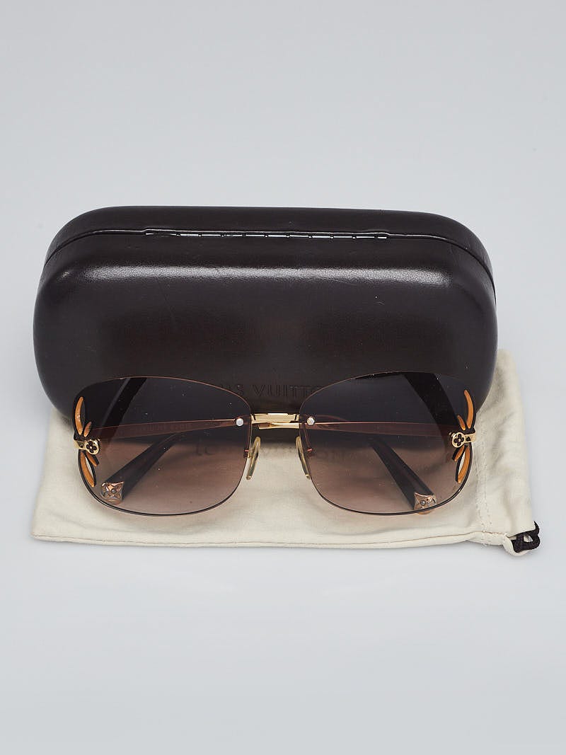 Louis Vuitton Brown/Gold Gradient Z0371U Lily Sunglasses Louis