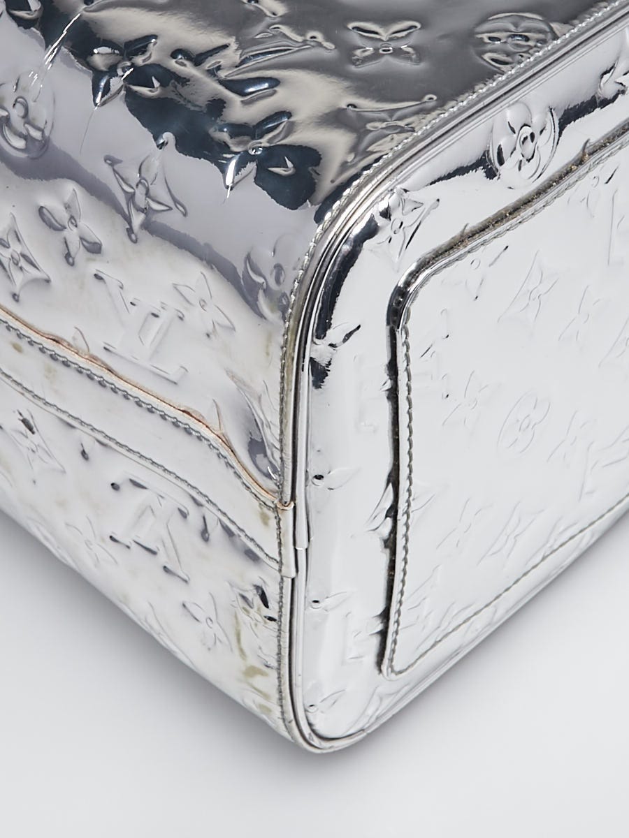 Lot 450 - Louis Vuitton Silver Monogram Miroir Speedy