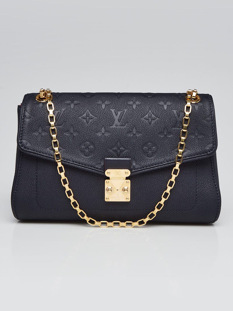 Louis Vuitton Black Monogram Empreinte Leather Double Zip Pochette Bag -  Yoogi's Closet